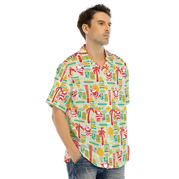 Classic Santa Claus Tiki Christmas Hawaiian Shirt Vinco Hawaiian Shirts